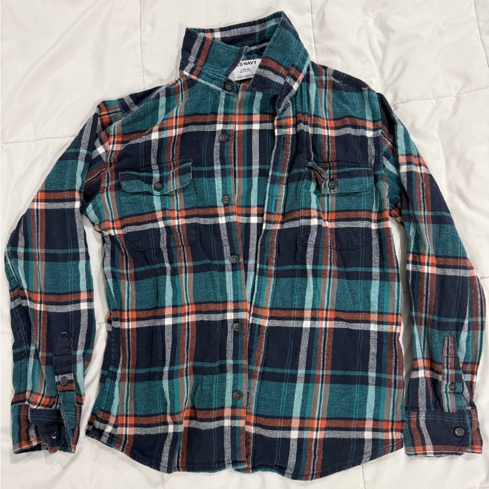 Old Navy Boys Plaid Flannel